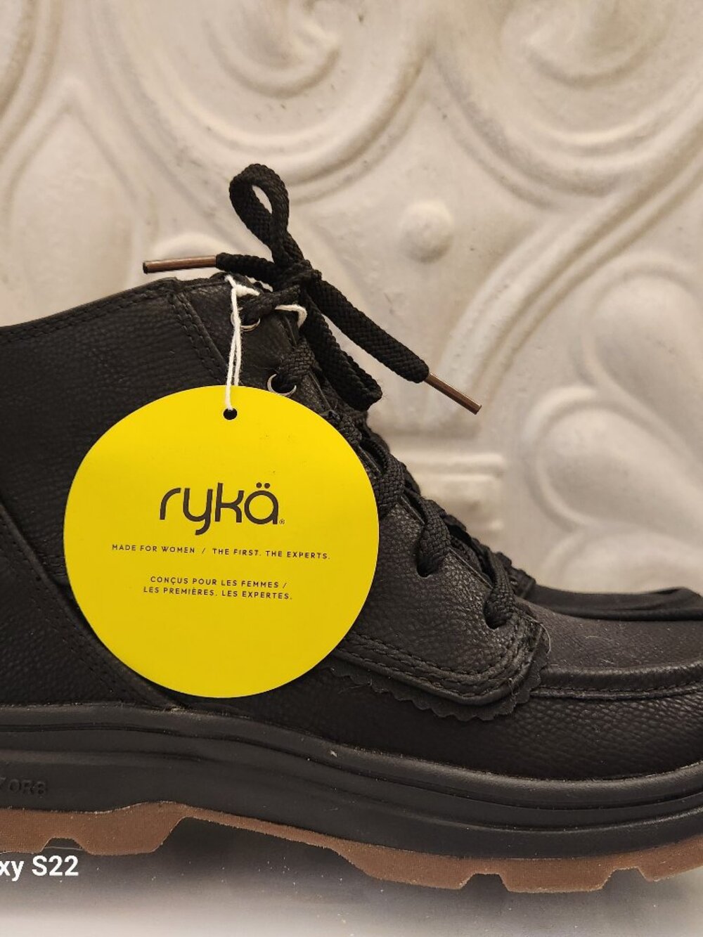 RYKA "Belfast" Water Repellent Lace Up Boots. NWT. Size 6.